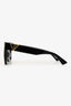 Bottega Veneta Black Rectangle Sunglasses