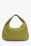 Bottega Veneta Vintage Green Intrecciato Small Hobo Shoulder Bag