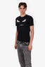 Fendi Black Cotton T-Shirt Size M Mens
