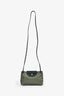 Longchamp Green Nylon Patterned Crossbody Bag