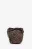 Givenchy Brown Crinkled Leather Mini Pandora Crossbody