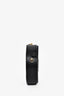 Olympia Le-Tan Black Leather 'Parisian Caviar' Round Crossbody Bag