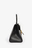 Delvaux Black Leather 'Brillant' MM Top Handle
