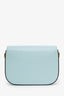 Gucci Blue Leather Crystal Horsebit 1955 Mini Shoulder Bag
