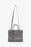 Saint Laurent Grey Smooth Leather Baby Sac De Jour Top Handle With Strap