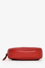 Gucci Red Chevron Leather Marmont Belt Bag