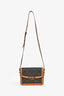 Celine Brown Leather 'Triomphe' Teen Crossbody Bag