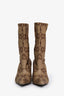 Gucci x Balenciaga Brown GG Knife Sock Boots Size 37.5