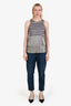 Brunello Cucinelli Dark Blue 'Baggy Tapered Leg' Jean Size 6