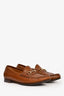 Gucci Brown Leather Horsebit Loafers Size 38.5