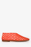 The Row Red PVC Jelly "Mara" Sandals Size 38.5