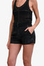 Vince Black Leather Mini Shorts Size 4