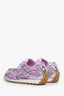 Bottega Veneta Purple/Silver Metallic Mesh Orbit Sneaker Size 39