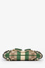 Gucci Green/Brown Canvas Monogram Horsebit Chain Mini Shoulder Bag