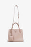 Prada Blush Leather Logo Tote Bag with Strap