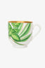 Hermès Green Porcelain Passifolia Coffee Cup Saucer Set
