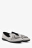 Guiseppe Zanotti Grey Suede Tassel Flats Size 38