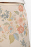 Max Mara Cream/Orange Silk Lace Midi Skirt Size 2