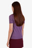 Miu Miu Mauve Cashmere Short Sleeve Sweater Size 38