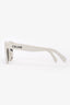 Celine White Logo Sunglasses with White Logo Pouch