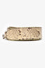 Fendi Leather Snakeskin Bag Strap