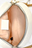Gucci White Leather Marmont Round Mini Shoulder Bag