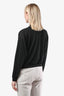 Fabiana Filippi Black Cashmere Single Button Cardigan Size XS