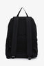 Prada Black Nylon Saffiano Leather Zip Backpack