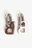 Balenciaga Silver Tone B Chain XS Earrings
