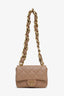 Pre-loved Chanel™ 2022 Spring Summer Beige Lambskin Small Funky Town Flap Shoulder Bag
