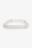 Hermès Sterling Silver Kelly Gourmette Bracelet Size ST