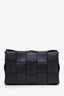 Bottega Veneta Black Intrecciato Leather Cassette Crossbody Bag