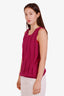 Pre-loved Chanel™ Purple Cotton Tank Size 42