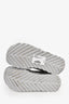Bottega Veneta Silver Metallic Mesh 'Orbit' Sneakers Size 38