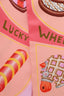 Hermès Pink Silk Dessert Print Twilly