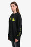 Gucci Black/Neon Green Surfing Graphic Print LS T-Shirt Size L