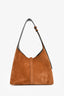 Strathberry Brown Suede Kite Hobo Bag