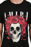 Amiri Black Cotton Rose Graphic T-Shirt Size XS Mens