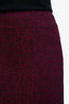 Pre-loved Chanel™ 1998 Purple Wool Tweed Jacket Suit Set Size 40