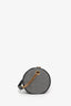 Versace Black/White Quilted Wool Medusa Pochette Shoulder Bag