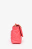 Pre-loved Chanel™ 2020 Dark Pink Lambskin Leather Large 19 Flap Bag