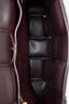 Bottega Veneta Burgundy Leather Intrecciato Padded Cassette Crossbody