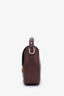Demellier Burgundy Leather The Siena Saddle Crossbody Bag