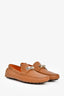 Hermès Brown Leather Slip On 'Irving' Loafers Size 41 Mens