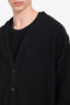 Celine Black Logo Printed Baseball Style Button Up Jacket Size S Men