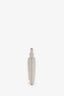 Saint Laurent Cream Grain de Poudre Matelasse Chevron Leather Card Holder