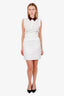 Prada Cream Pocket Detail Mini Skirt Size 38