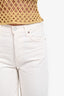 Agolde White Cropped Jeans Size 26