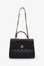 Pre-loved Chanel™ 2015-16 Black Lambskin Trendy CC Large Top Handle Bag
