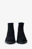 Stuart Weitzman Navy Suede Ankle Boots Size 6.5